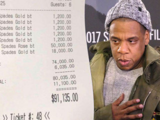 Rapper Jay-Z left in the restaurant $11 000 tips