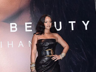 Rihanna introduced her new line of cosmetics