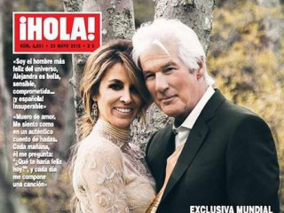 The first photo from the wedding of Richard Gere was shown on the web