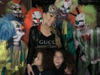 Mariah Carey celebrated Halloween with her children