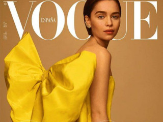 Emilia Clarke shot for Spanish Vogue