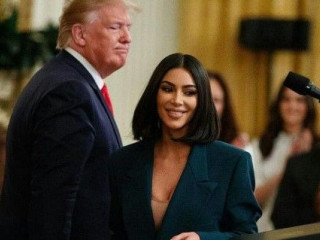 Kim Kardashian attended a meeting with Donald Trump