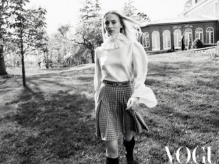 Sophie Turner graced the cover of Vogue
