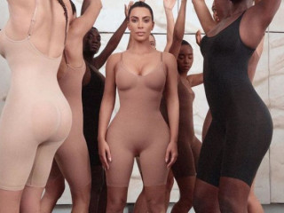 Kim Kardashian presented a linen collection