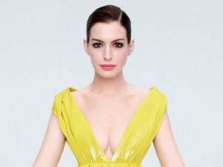Anne Hathaway illuminated the magnificent neckline in a sensual photoshoot