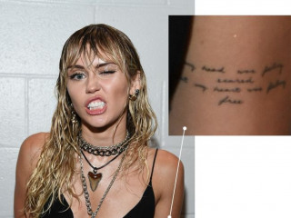 Miley Cyrus dedicates a new tattoo to Liam Hemsworth