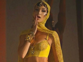 Bella Hadid starred in a new photoshoot in a piquant image