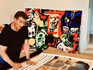Sylvester Stallone will show his paintings over the past 50 years