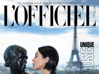 Sexy Monica Bellucci on the L'Officiel cover 