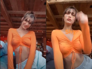 Bella Hadid shared a new picture in the top and without linen
