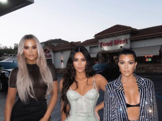 The Kardashian sisters appeared at the first post-quarantine party  
