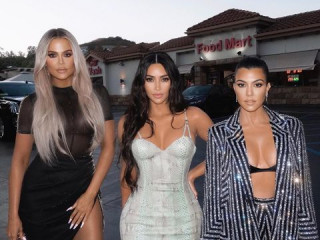 The Kardashian sisters appeared at the first post-quarantine party  