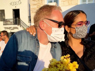 Salma Hayek shared a romantic vacation with her lover