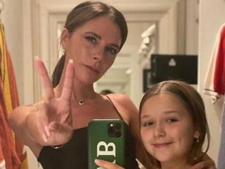 Victoria Beckham showed her daughter Harper