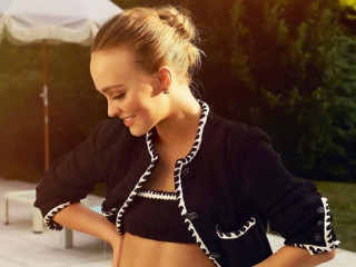 Lily-Rose Depp in the new Chanel Cruise campaign