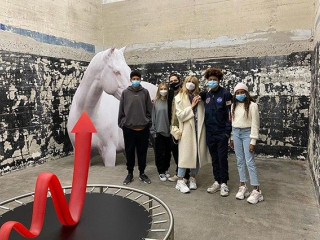 Heidi Klum with her husband Tom Kaulitz and children visited a museum in Berlin 