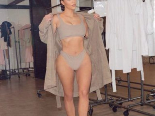 Kim Kardashian slimmed down and showed her new shape