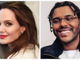 The Weeknd singer hinted at romance with Angelina Jolie
