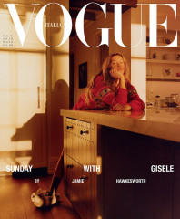 Gisele Bundchen on the pages of Italian Vogue