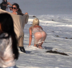 Lady Gaga was spotted in a frank image in Malibu