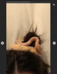 Kendall Jenner sleeps with a snake