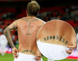 David Beckham told about his tattoos