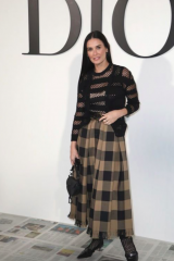 Stylish Demi Moore at the Dior show