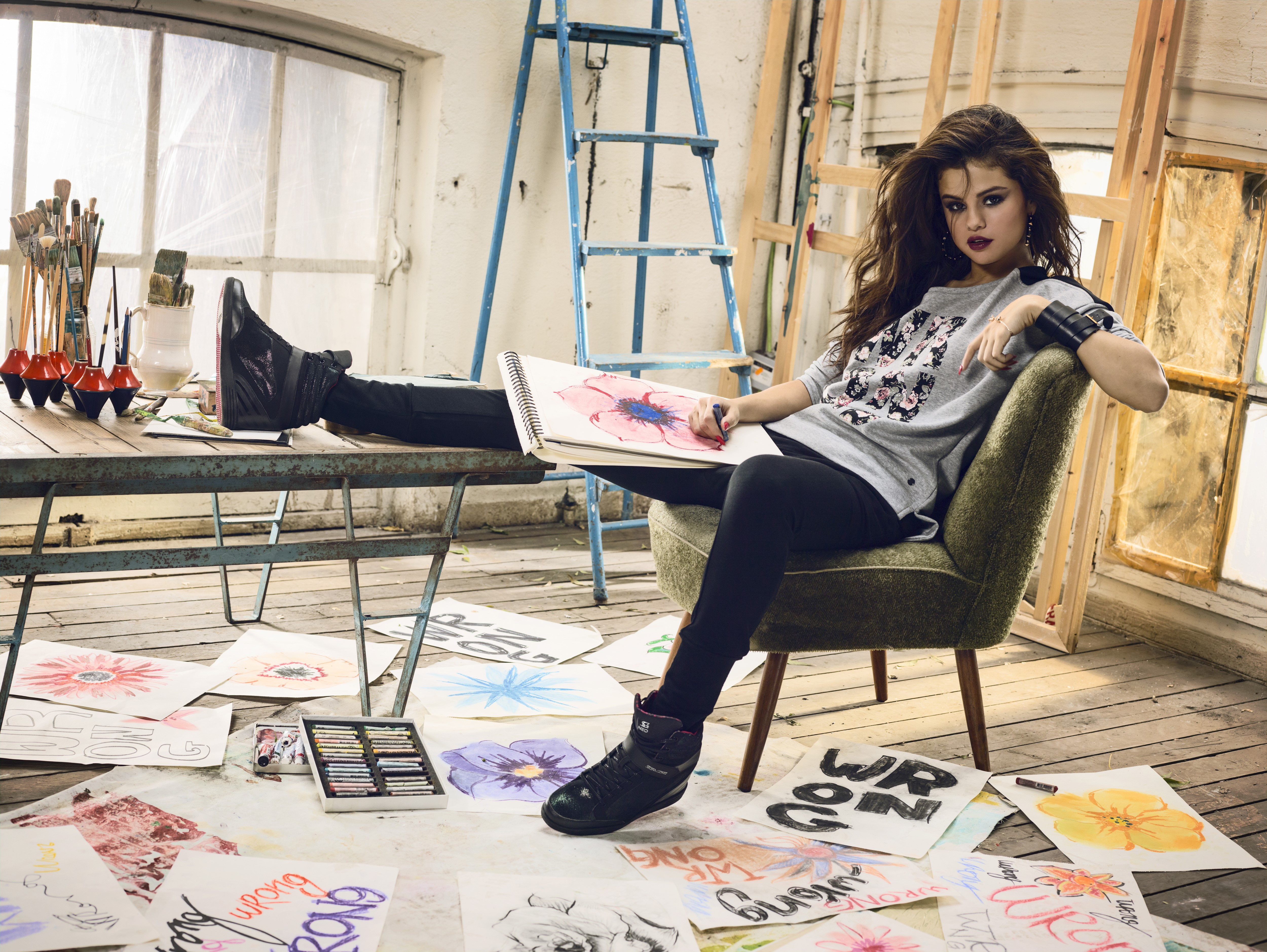 Selena girl. Selena Gomez adidas Neo 2014.