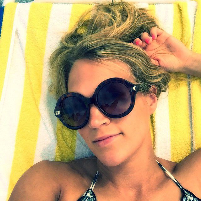 Carrie Underwood uploaded a 'Lame' Bikini Photo from Vacation