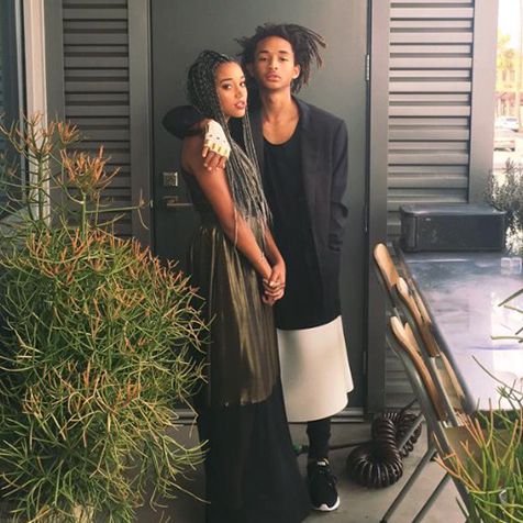 Jaden Smith came to Prom in a Dress with Hunger Games Star Amandla Stenberg