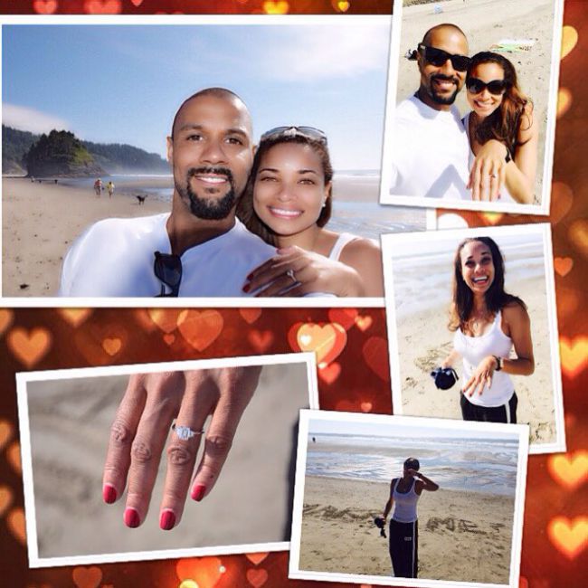 Rochelle Aytes and C.J. Lindsey are engaged!