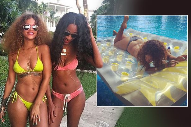 Rihanna absorbs the sun in Barbados as rumored Lewis Hamilton, love interest, arrived on the island