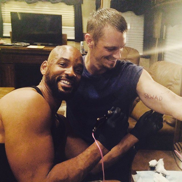 Margot Robbie and Will Smith made Tattoos for the Suicide Squad Co-Star and Director