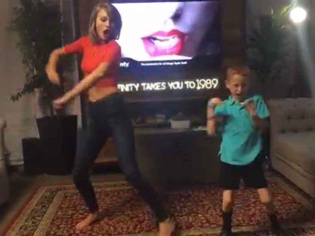 Taylor Swift Meets Her Little Dancing Fan on Ellen DeGeneres Show