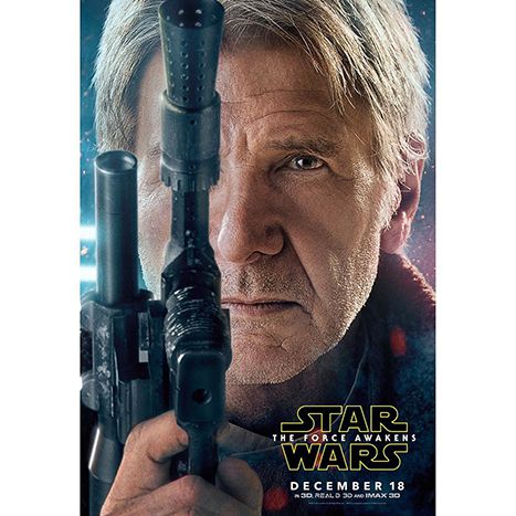 New Posters from Star Wars with Harrison Ford and Daisy Ridley