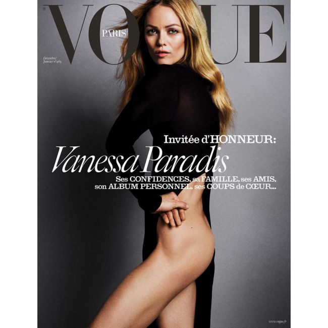 Vanessa Paradis on Vogue Paris Cover, see Her Hips!