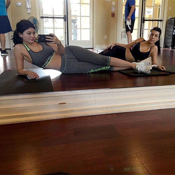 Finally, Two Sisters Met in the Gym: Kylie Jenner Joined Kourtney Kardashian