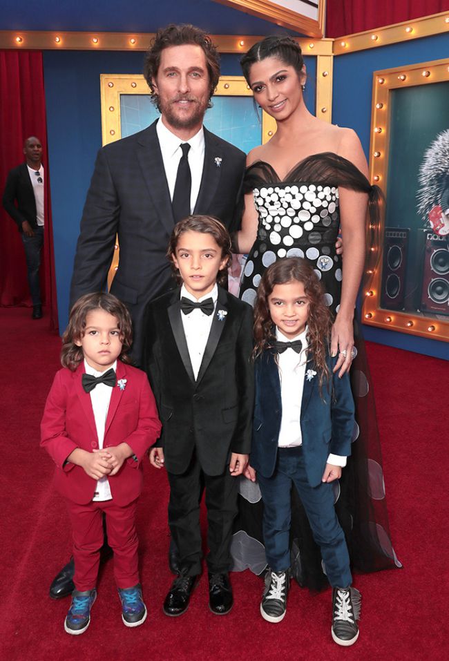 Matthew McConaughey's Family Stole The Show At Sing Premiere