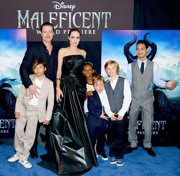 Brad Pitt Exchanged Presents With His Children