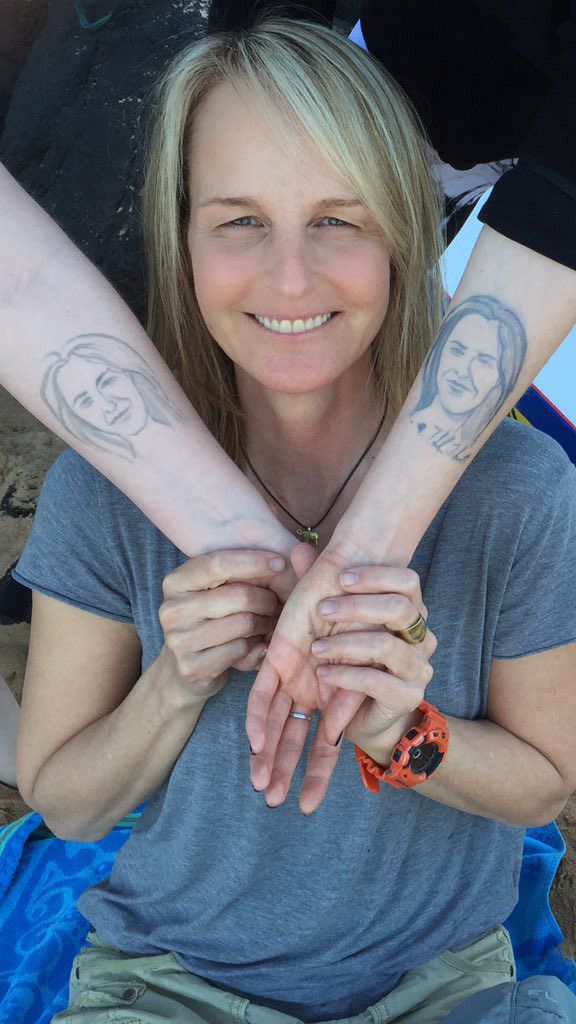 Helen Hunt's Kid Gets Tattoo of...Helen Hunt's Face!