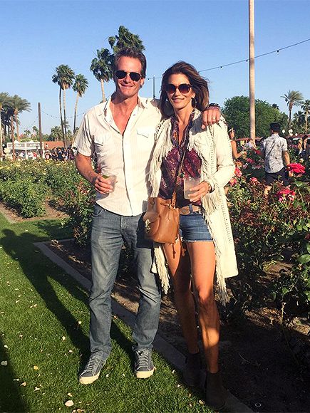 Cindy Crawford and Rande Gerber visit Coachella with Daughter Kaia