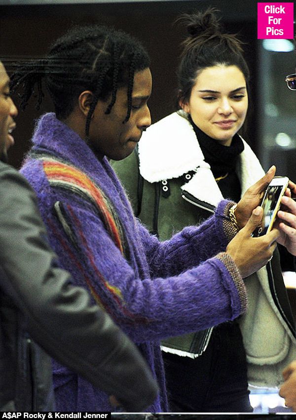 A$AP Rocky And Kendall Jenner Caught in Paris