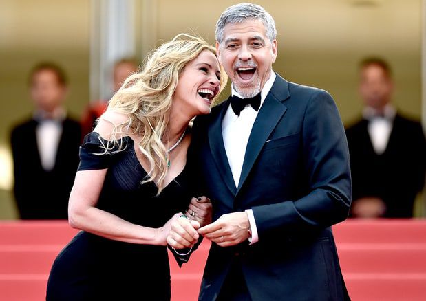 Julia Roberts Gives George Clooney Parenting Tips