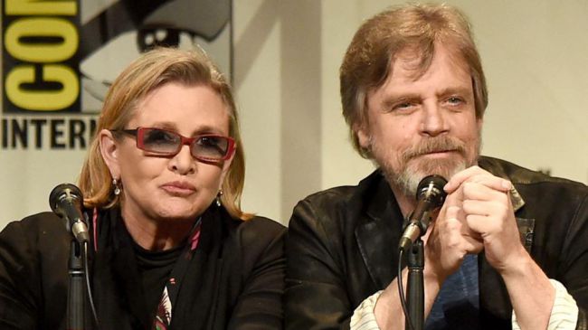 Mark Hamill And Carrie Fisher Made Out Like Teenagers While Working On Star Wars