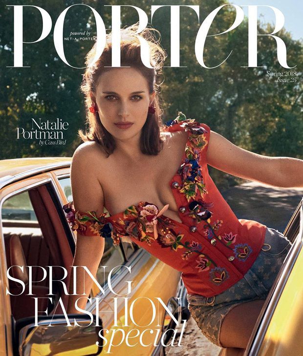 Natalie Portman appeared on the pages of Porter Magazine