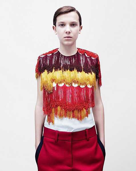 The actress of the 'Stranger things' Millie Bobby Brown became the new face of Calvin Klein