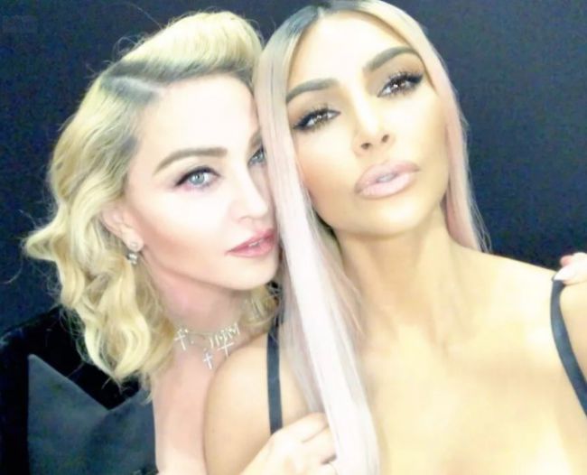 Madonna and Kim Kardashian struck fans with a joint bold and simultaneously sexy photo