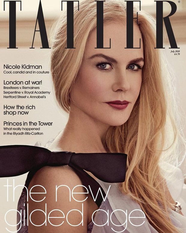 Nicole Kidman appeared on the pages of Tatler