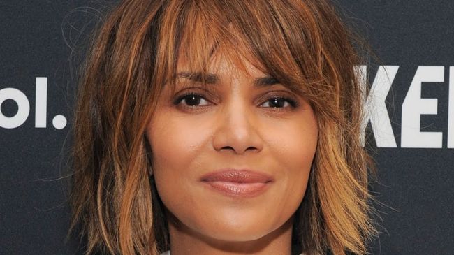 52-year-old Halle Berry posed in a translucent combination without a bra