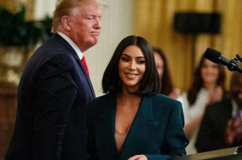 Kim Kardashian attended a meeting with Donald Trump